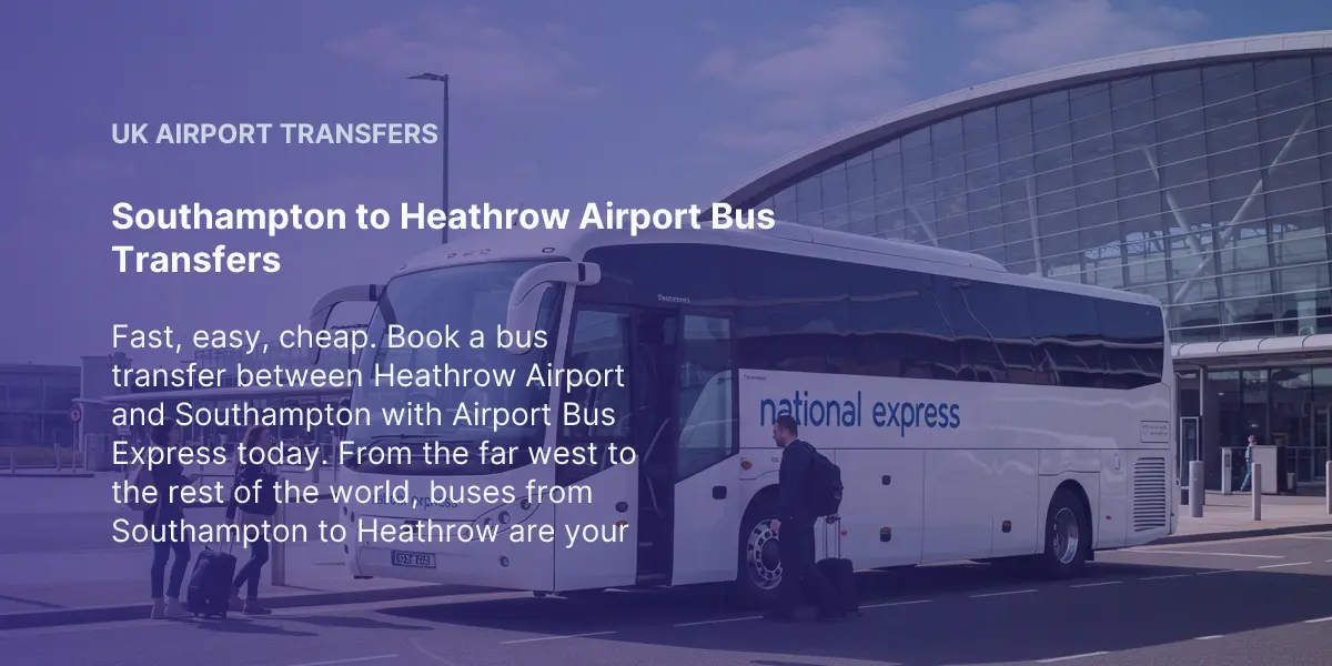 airport transfer heathrow to southampton