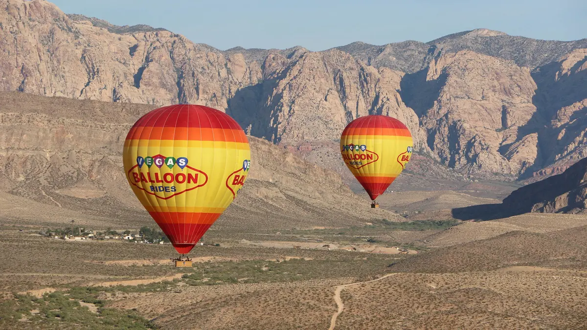best hot air balloon rides in las vegas