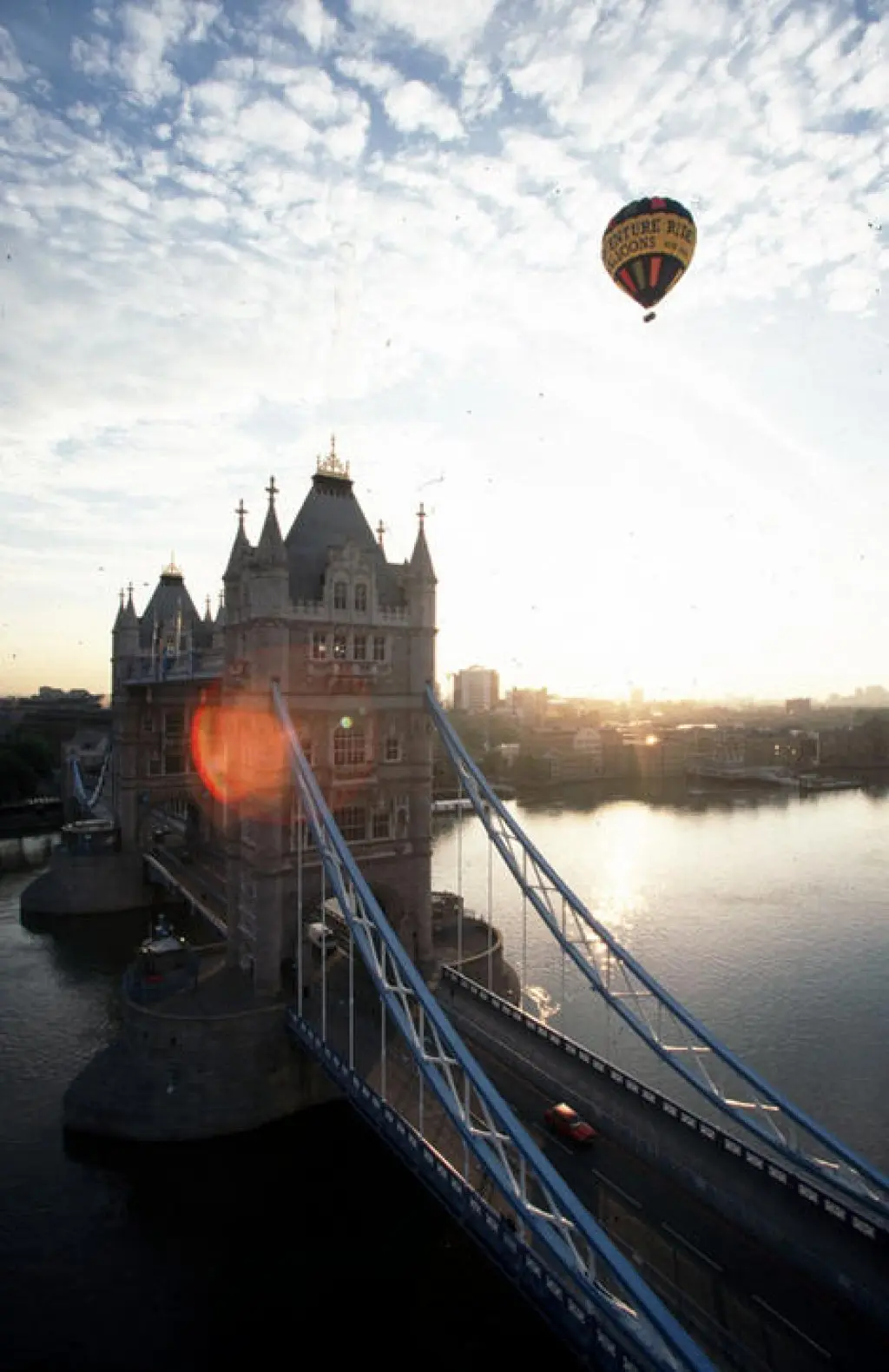 hot air balloon ride london