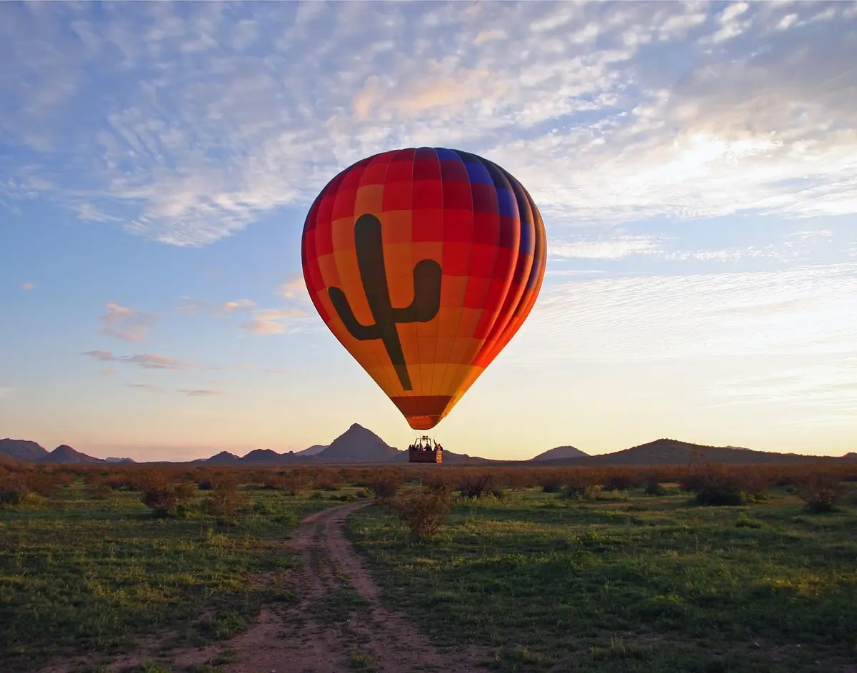 hot air balloon rides in az mesa