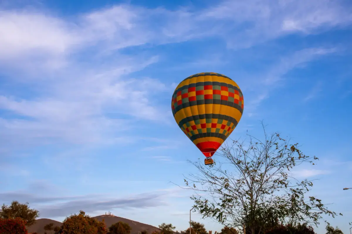 hot air balloon rides near san diego