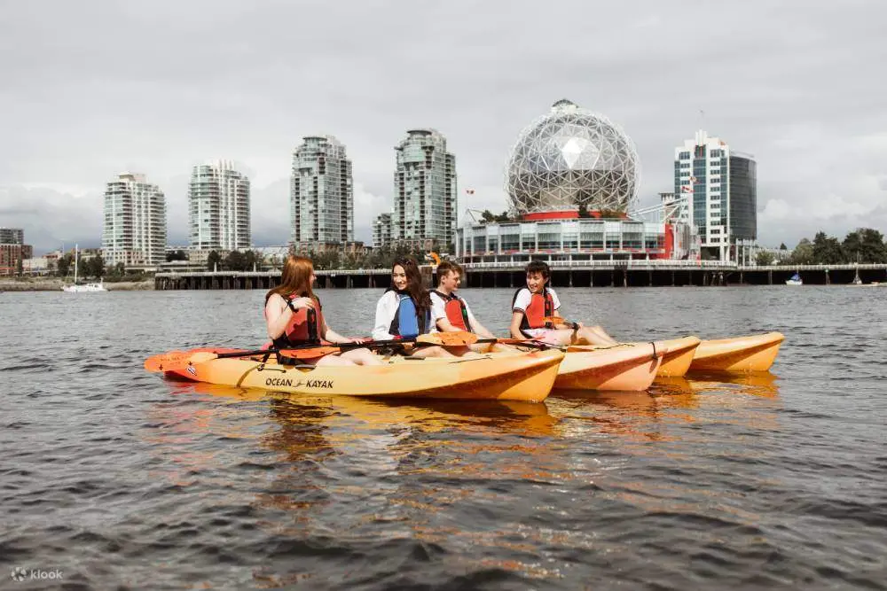 kayak trips vancouver