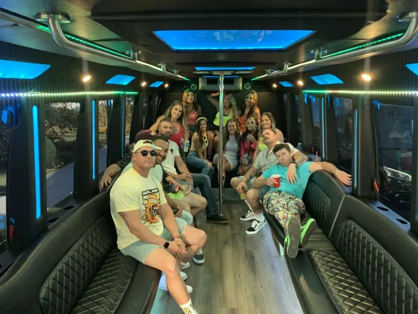 las vegas party bus airport transfer