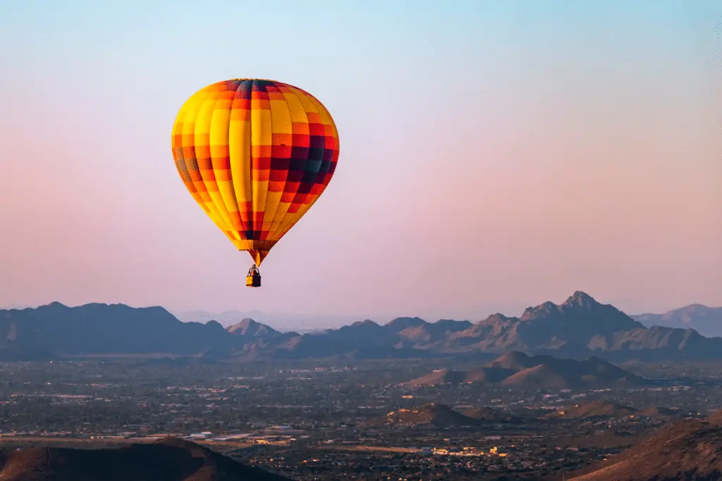 phoenix hot air balloon ride