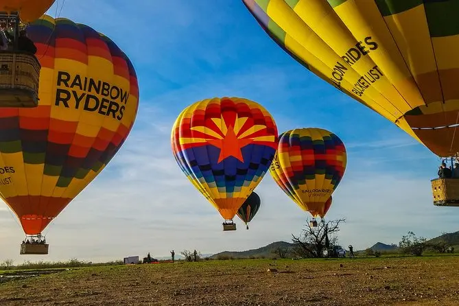 phoenix hot air balloon ride at sunrise