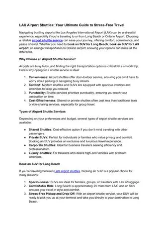 shuttle service to atlanta airport