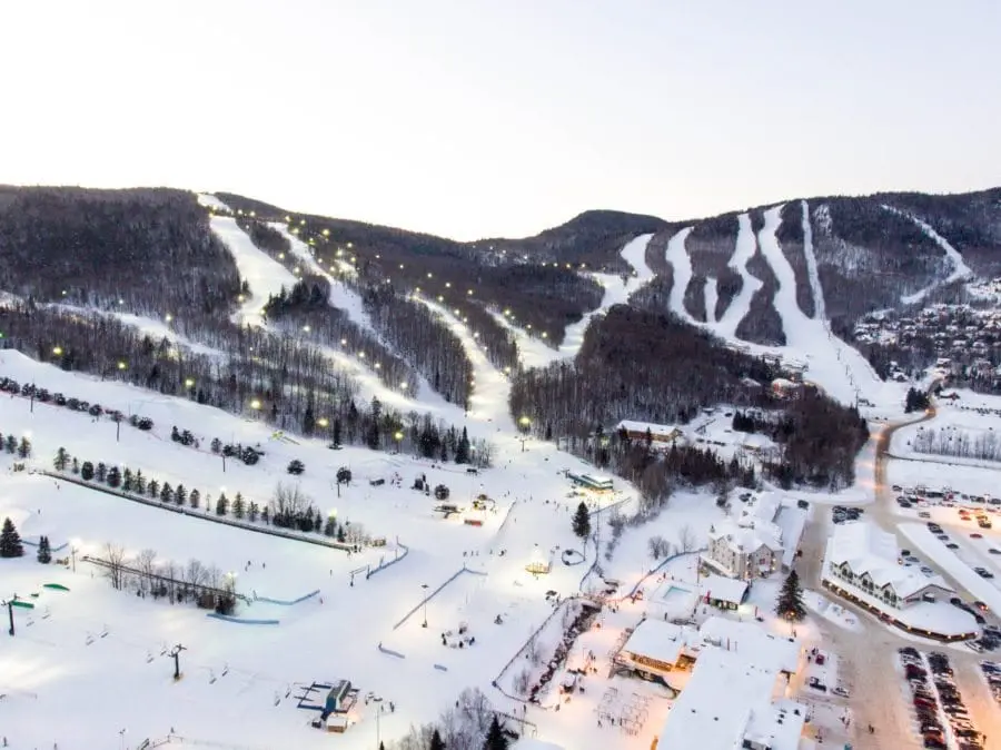ski resorts close to quebec city