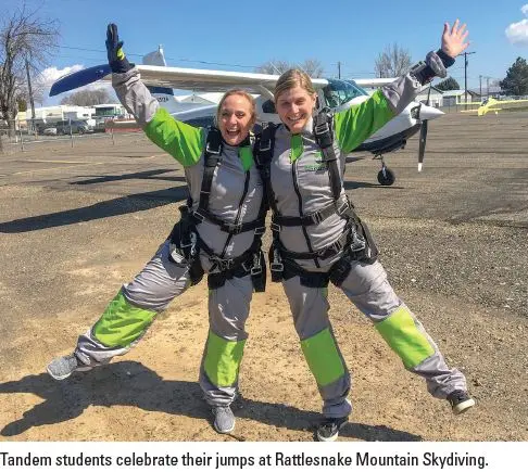 skydiving in yakima washington