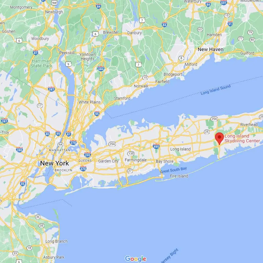 skydiving locations new york