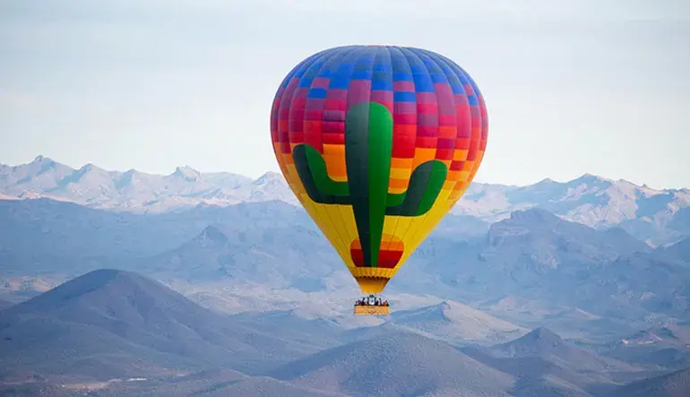 sunrise sonoran desert hot air balloon ride from phoenix