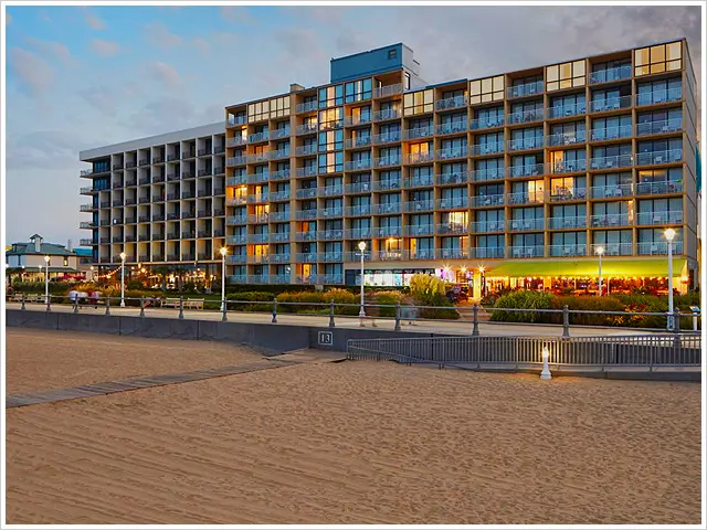 virginia beach hotels with shuttle service